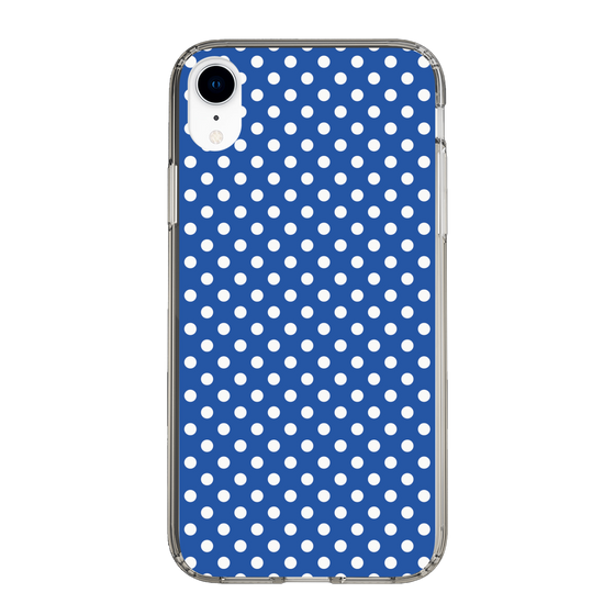 スリムプロテクションケース［ Small Dot - Blue ］