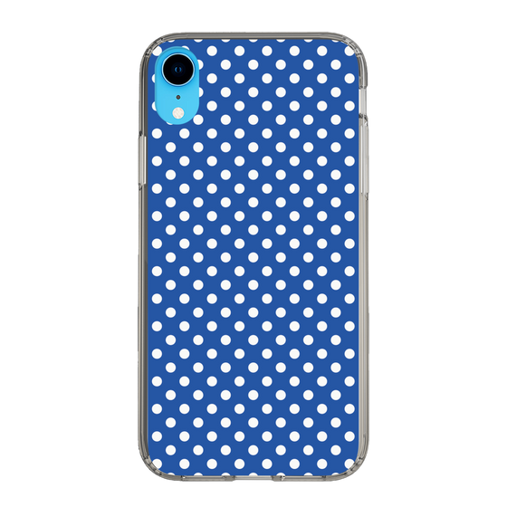 スリムプロテクションケース［ Small Dot - Blue ］