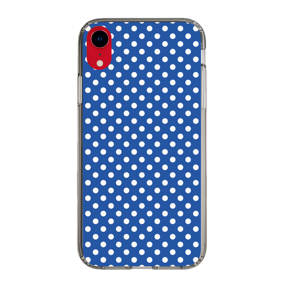 スリムプロテクションケース［ Small Dot - Blue ］