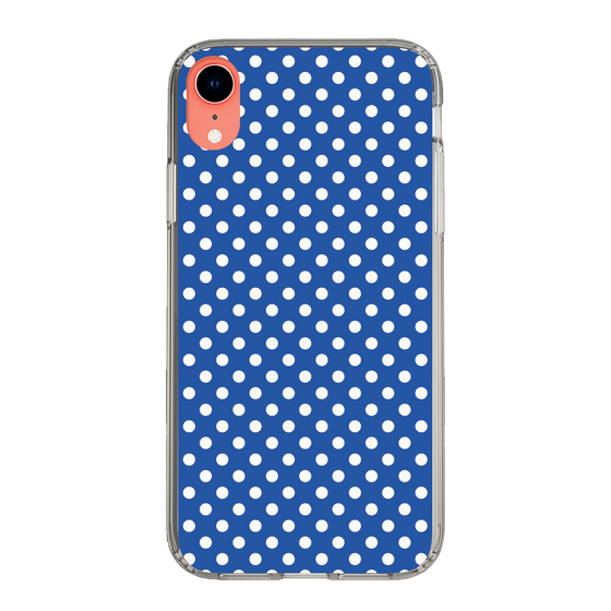 スリムプロテクションケース［ Small Dot - Blue ］