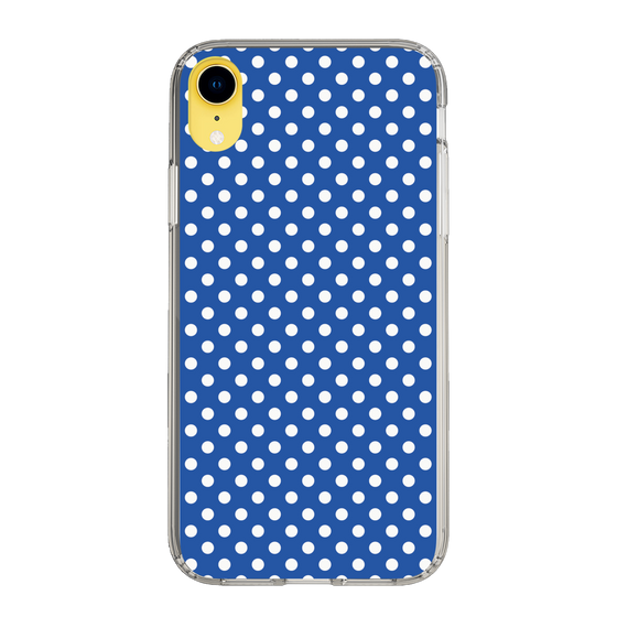 スリムプロテクションケース［ Small Dot - Blue ］