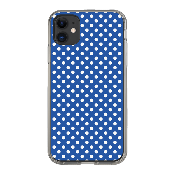 スリムプロテクションケース［ Small Dot - Blue ］