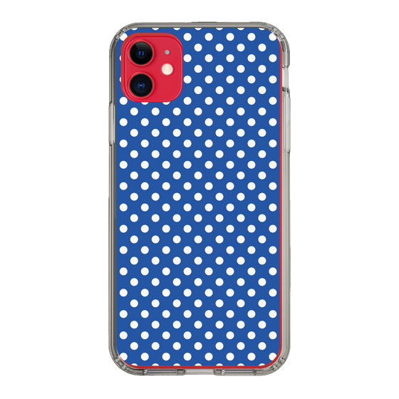 スリムプロテクションケース［ Small Dot - Blue ］
