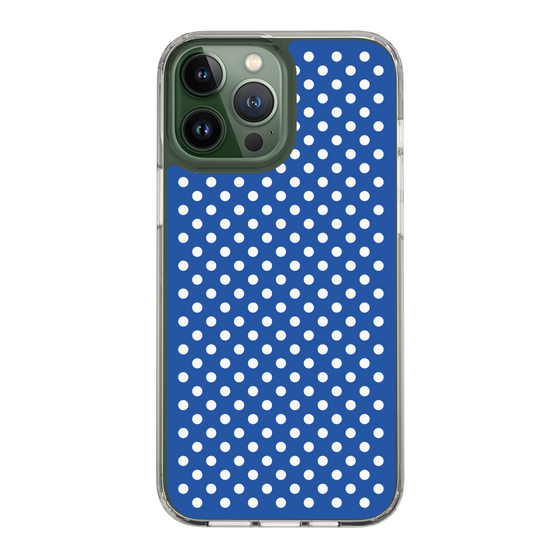 スリムプロテクションケース［ Small Dot - Blue ］