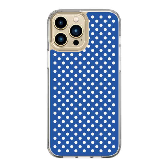 スリムプロテクションケース［ Small Dot - Blue ］