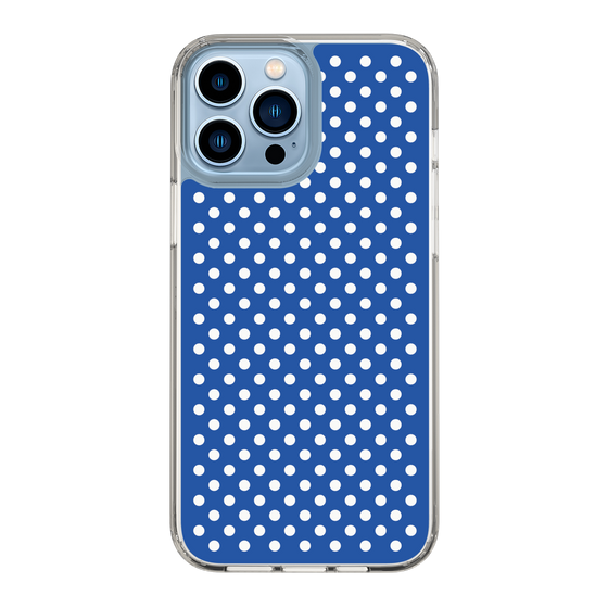 スリムプロテクションケース［ Small Dot - Blue ］