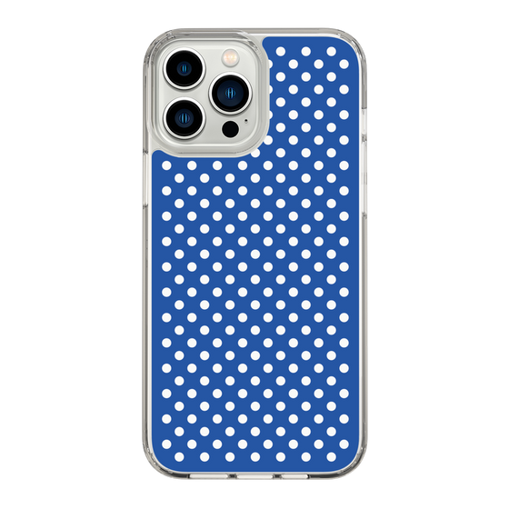 スリムプロテクションケース［ Small Dot - Blue ］