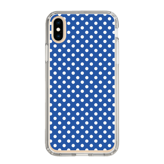 スリムプロテクションケース［ Small Dot - Blue ］