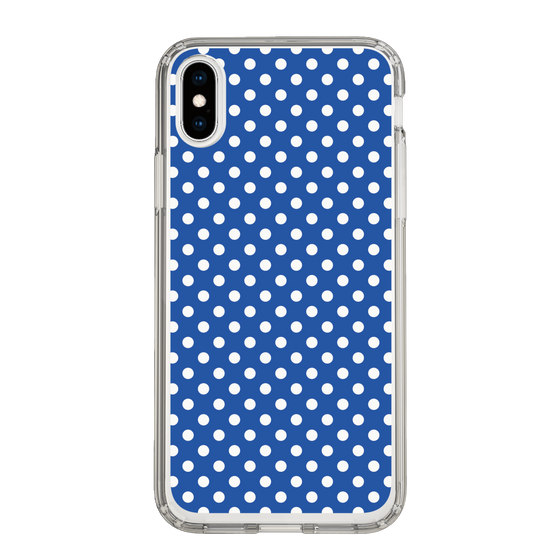 スリムプロテクションケース［ Small Dot - Blue ］