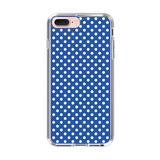 スリムプロテクションケース［ Small Dot - Blue ］