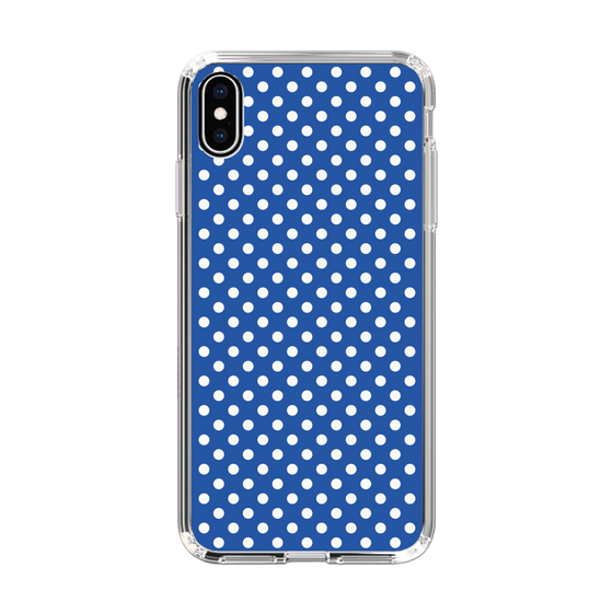 スリムプロテクションケース［ Small Dot - Blue ］