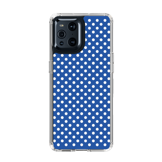 スリムプロテクションケース［ Small Dot - Blue ］