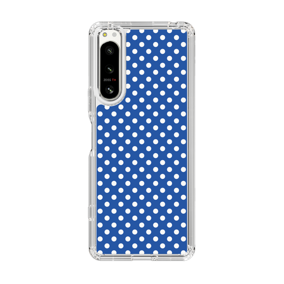 スリムプロテクションケース［ Small Dot - Blue ］