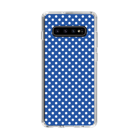スリムプロテクションケース［ Small Dot - Blue ］