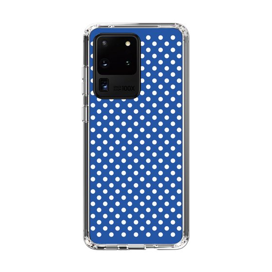 スリムプロテクションケース［ Small Dot - Blue ］