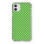 スリムプロテクションケース［ Small Dot - Green ］