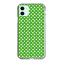 スリムプロテクションケース［ Small Dot - Green ］