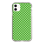 スリムプロテクションケース［ Small Dot - Green ］