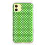 スリムプロテクションケース［ Small Dot - Green ］