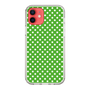 スリムプロテクションケース［ Small Dot - Green ］