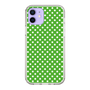 スリムプロテクションケース［ Small Dot - Green ］