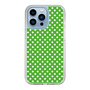 スリムプロテクションケース［ Small Dot - Green ］