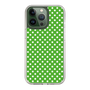 スリムプロテクションケース［ Small Dot - Green ］