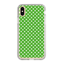 スリムプロテクションケース［ Small Dot - Green ］