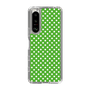 スリムプロテクションケース［ Small Dot - Green ］