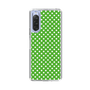 スリムプロテクションケース［ Small Dot - Green ］