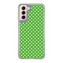 スリムプロテクションケース［ Small Dot - Green ］