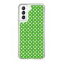 スリムプロテクションケース［ Small Dot - Green ］