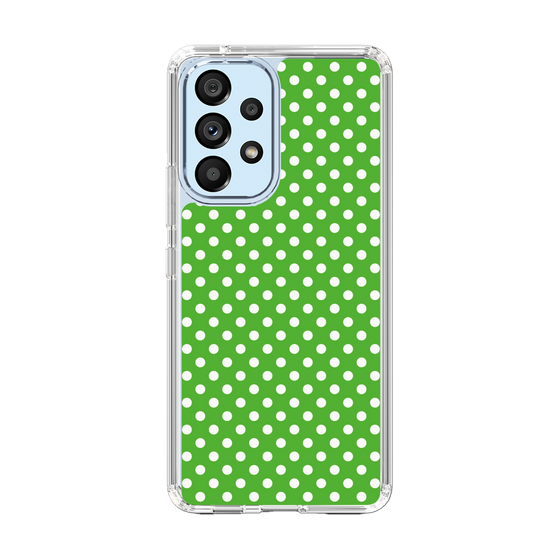 スリムプロテクションケース［ Small Dot - Green ］