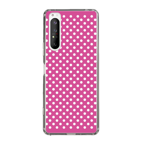 スリムプロテクションケース［ Small Dot - Pink ］