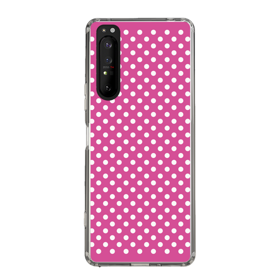 スリムプロテクションケース［ Small Dot - Pink ］
