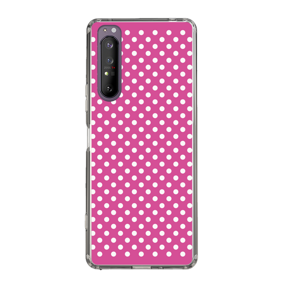 スリムプロテクションケース［ Small Dot - Pink ］