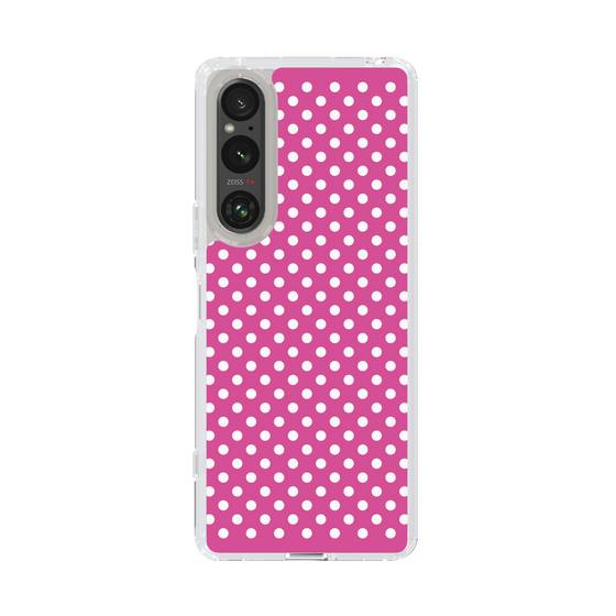 スリムプロテクションケース［ Small Dot - Pink ］
