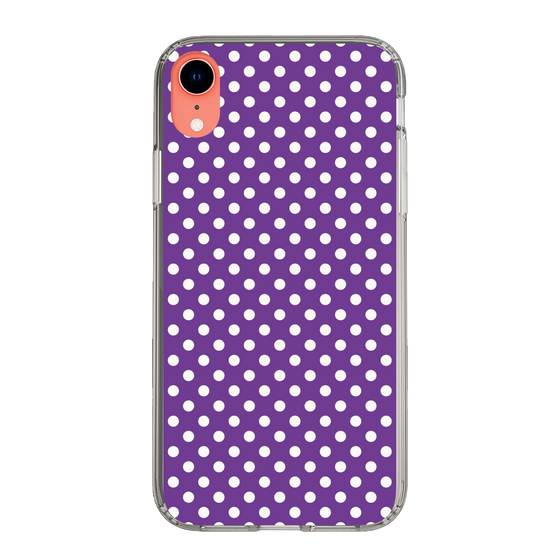 スリムプロテクションケース［ Small Dot - Purple ］