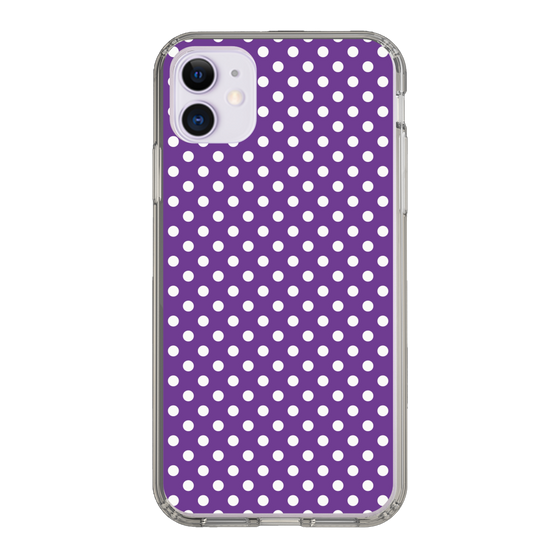 スリムプロテクションケース［ Small Dot - Purple ］