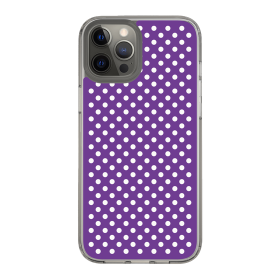 スリムプロテクションケース［ Small Dot - Purple ］