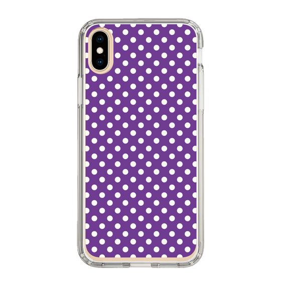スリムプロテクションケース［ Small Dot - Purple ］