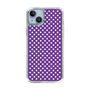 スリムプロテクションケース［ Small Dot - Purple ］