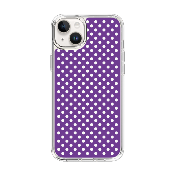 スリムプロテクションケース［ Small Dot - Purple ］