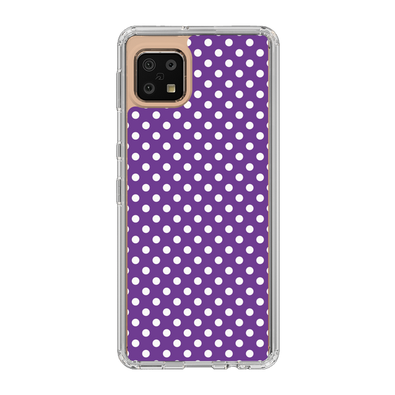 スリムプロテクションケース［ Small Dot - Purple ］