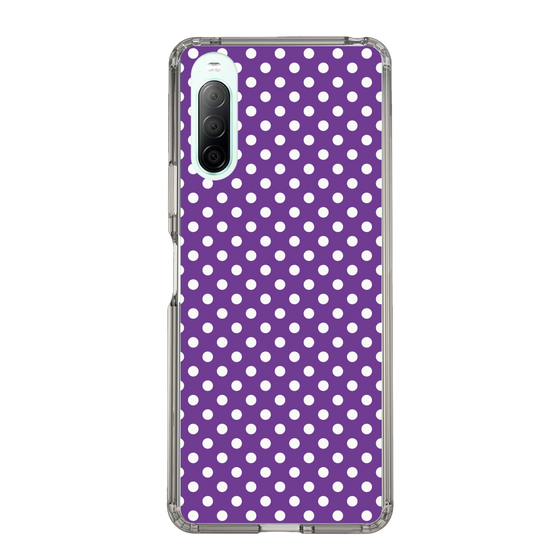 スリムプロテクションケース［ Small Dot - Purple ］