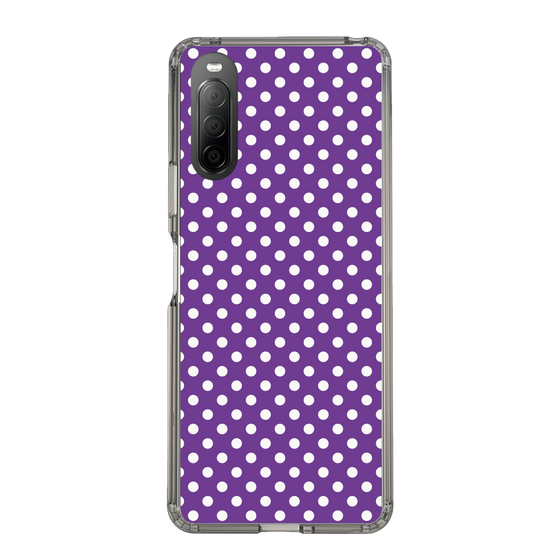 スリムプロテクションケース［ Small Dot - Purple ］