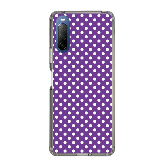 スリムプロテクションケース［ Small Dot - Purple ］