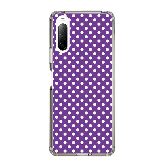 スリムプロテクションケース［ Small Dot - Purple ］