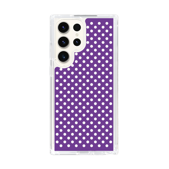 スリムプロテクションケース［ Small Dot - Purple ］