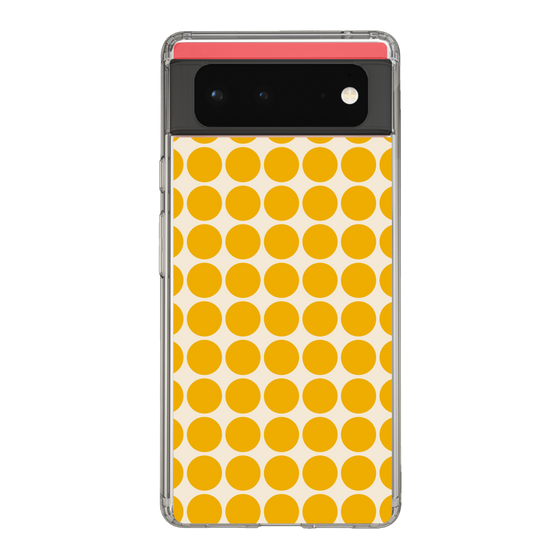 スリムプロテクションケース［ Big Dot - Yellow ］
